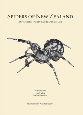 Spiders of New Zealand cover
